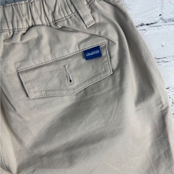 Chubbies Tan Cargo Shorts Relaxed Fit Lightweight Medium - Picture 7 of 11